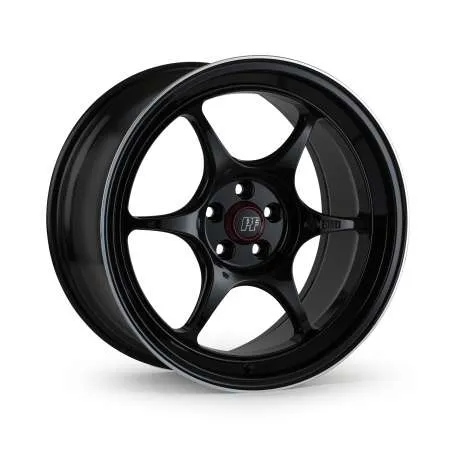 Enkei PF06 15x8 4x100 35mm Offset 67mm Bore - Black Machined