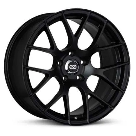 Enkei Raijin 18x10.5 25mm Offset 5x114.3 Bolt Pattern Black Wheel