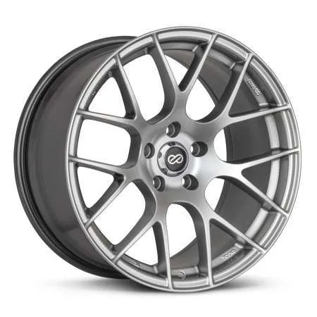 Enkei Raijin 18x10.5 25mm Offset 5x114.3 Bolt Pattern Hyper Silver Wheel