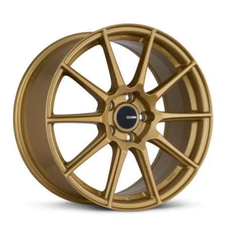Enkei TS-10 17x8 5x100 45mm Offset 72.6mm Bore Gold Wheel