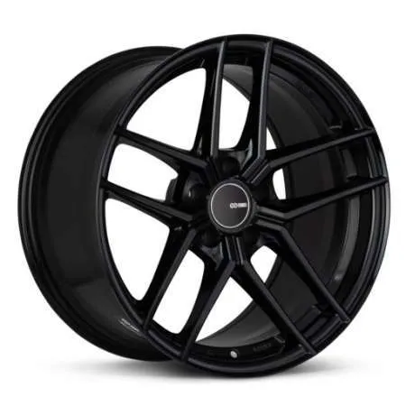 Enkei TY-5 18x8 5x108 40mm Offset 72.6mm Bore Black Wheel