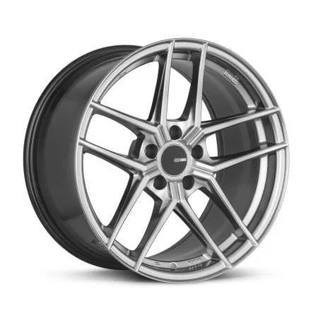 Enkei TY-5 18x8 5x100 45mm Offset 72.6mm Bore Hyper Silver Wheel