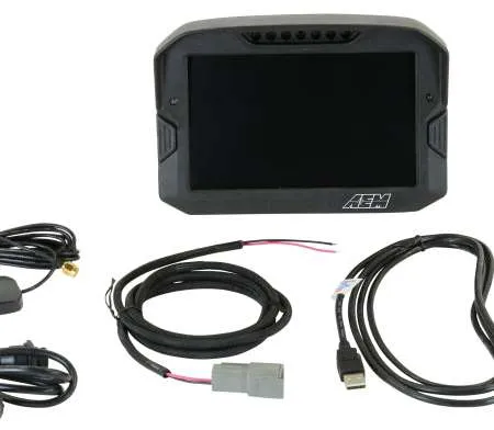 AEM CD-7 Logging GPS Enabled Race Dash Carbon Fiber Digital Display w/o VDM (CAN Input Only)