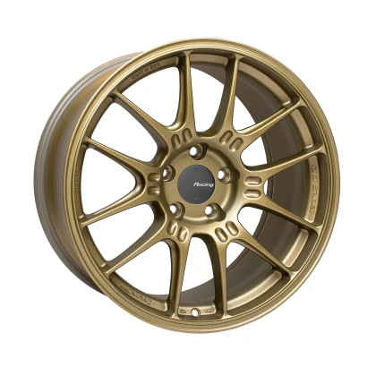 Enkei GTC02 18x10 5x112 32mm Offset 66.5mm Bore Titanium Gold Wheel