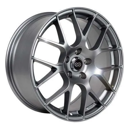 Enkei Raijin 18x8 45mm Offset 5x114.3 Bolt Pattern 72.6 Bore Titanium Gray Wheel