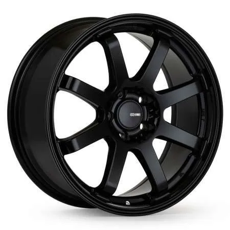Enkei Vanquish 17x8 / 40mm Inset / 5x114.3 Bolt Pattern / 72.6mm Center Bore - Gloss Black