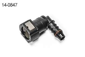 Radium Engineering 3/8in SAE Female to 90 degree 3/8in Barb Fitting