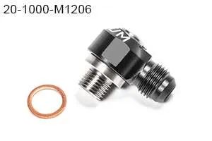 Radium M12X1.25 SWIVEL BANJO TO 6AN MALE