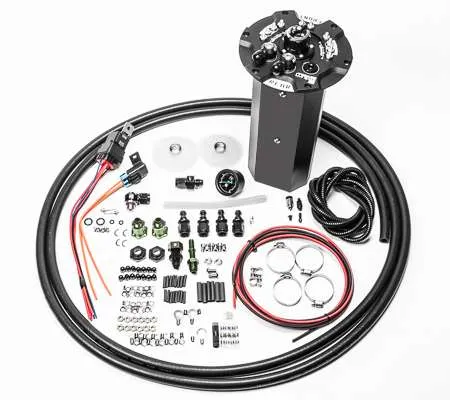 Radium 09-20 Nissan 370Z Fuel Hanger Surge Tank (Pumps Not Incl.) Brushless Ti Automotive E5LM