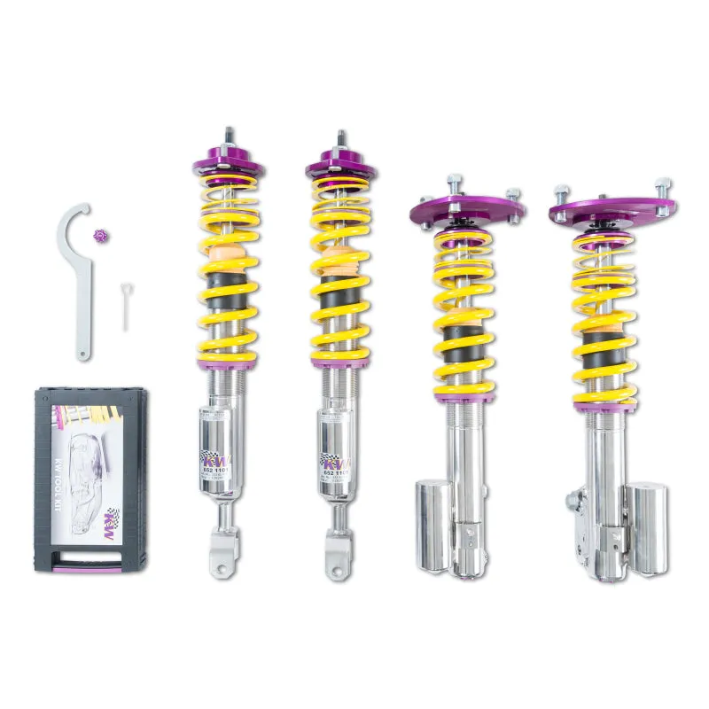 KW V3 Clubsport Coilover Kit for Mitsubishi Lancer (CT9A) EVO 7 EVO 8/9 (Inc Pillowball FR & Solid RR Upper Mounts)