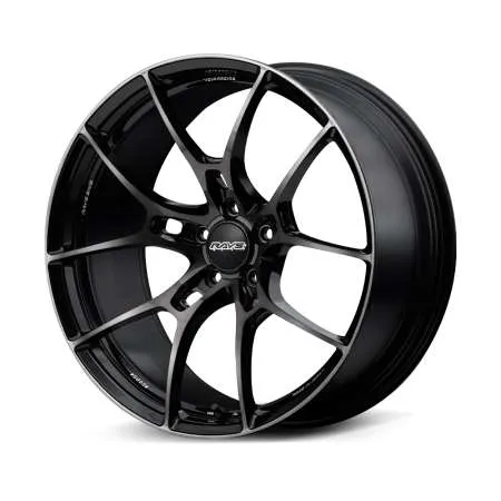 Volk G025 LTD 18x7.5J 43ET 5 x 114.3 F1 Face - Pressed Black Clear(KK)
