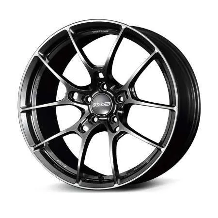 Volk G025 16x5.5J 45ET 4 x 100 F 1 Face - Shining Black Metal/Rim Edge DC (HK)