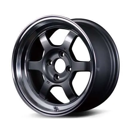 Volk TE37V 15x7.5J 25ET 4 x 100  - Gunmetal/Rim DC (MF)