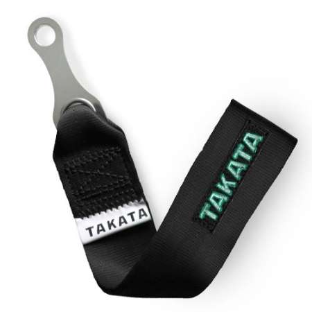 TAKATA - TOW STRAP - BOLT ON (BLACK)