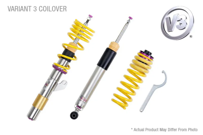 KW V3 Coilover Kit for VW Passat (B5; B5.5; 3B; 3BG) Sedan + Wagon; 2WD; all engines