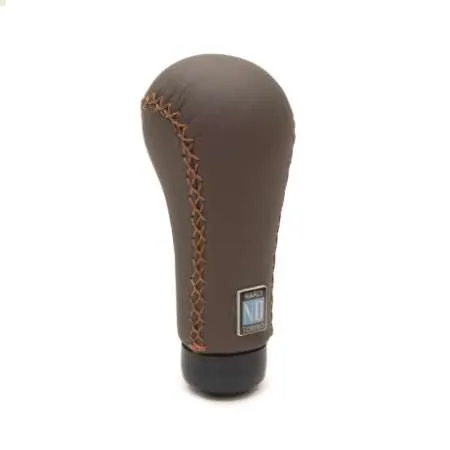 Nardi Prestige Smooth Brown Leather Shift Knob