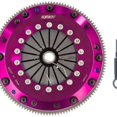 Exedy 2003-2007 Infiniti G35 V6 Hyper Twin Carbon-D Clutch Strap Drive Sprung Center Disc Push Type