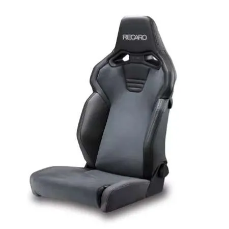 RECARO SR-C BK100 Black Kamui x Silver Brilliant Mesh Seat