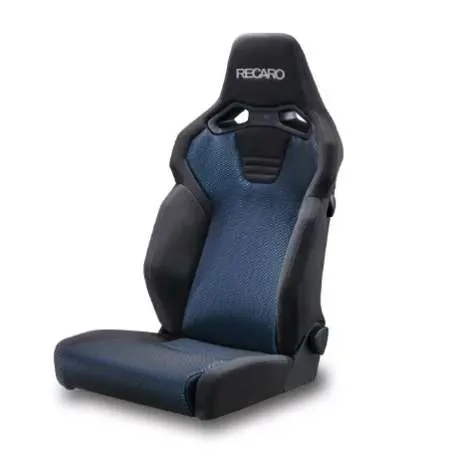 RECARO SR-C BK100 Black Kamui x Silver Brilliant Mesh Seat