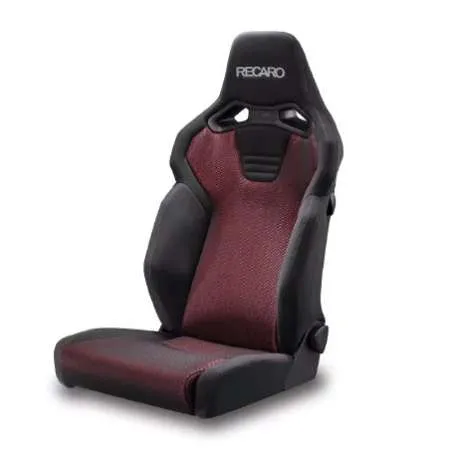 RECARO SR-C BK100 Black Kamui x Silver Brilliant Mesh Seat