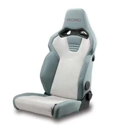 RECARO SR-C BK100 Black Kamui x Silver Brilliant Mesh Seat
