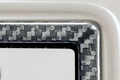 Mugen Rear Carbon Number Plate Garnish