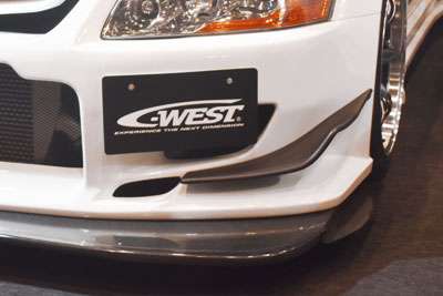 C-West CT9A Lancer EVO 8/9 GT-Type exclusive front canard [CFRP]