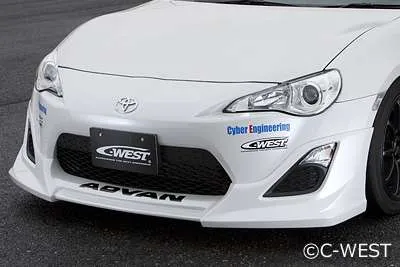 C-West 86 ZN6 Front Half Spoiler [CFRP]