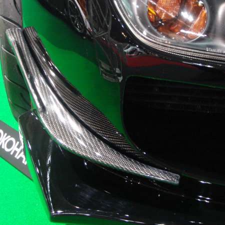 TCP Magic Front Bumper Upper Canard Type TT Full Carbon