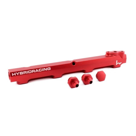 Hybrid Racing High-Flow Fuel Rail (B-Series / Universal) - Red
