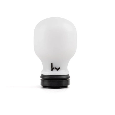 Hybrid Racing Delrin Chicane Shift Knob - White/Black