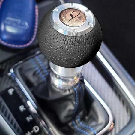 Liberal Black Leather Transmatic Shift Knob - Impreza WRX VAG / Forester SJ