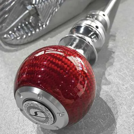 Liberal  Red Carbon Transmatic Shift Knob - Impreza WRX VAG / Forester SJ