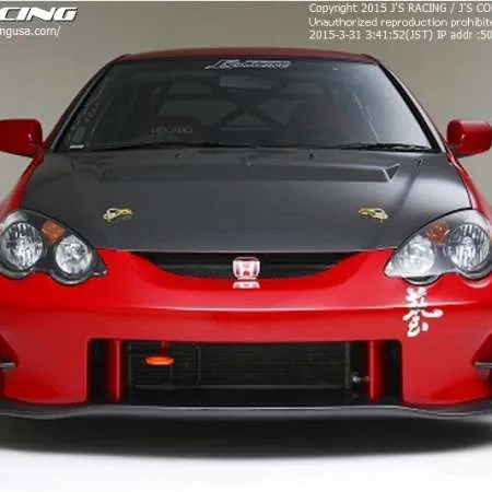 J's Racing Type S CFRP Hood - Acura RSX DC5 02-06