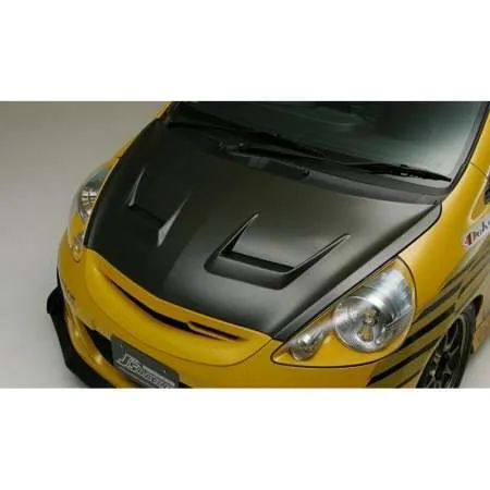 J's Racing Type V Hood - Honda FIT 07-08 GD3 (FRP)