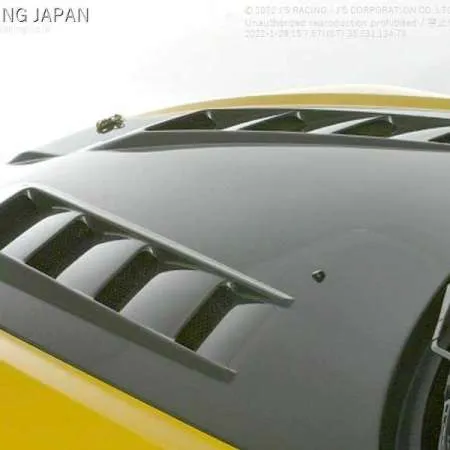 J's Racing Type V Ventilated Bonnet (Full Carbon) - Honda S2000 00-09