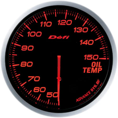 Defi Advance BF Gauge 60MM Oil Temp Red