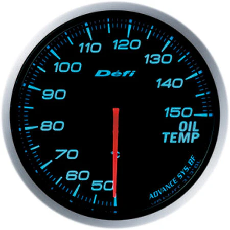 Defi Advance BF Gauge 60MM Oil Temp Blue