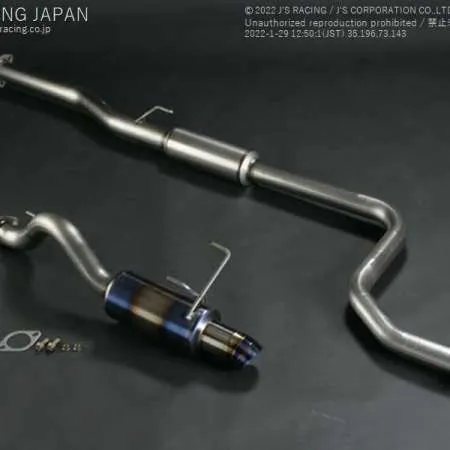 J's Racing Titanium Exhaust FX-PRO 60RS - Honda Civic EG 92-95