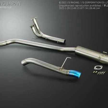 J's Racing Titanium Exhaust FX-PRO 70RR - Honda Civic EP3 02-05