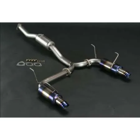 J's Racing FX-PRO Full Titanium Dual Exhaust 70RS - Honda S2000 00-09