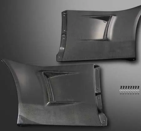 J's Racing Type S Wide Fender Cover Duct (CFRP) - Honda S2000 00-09