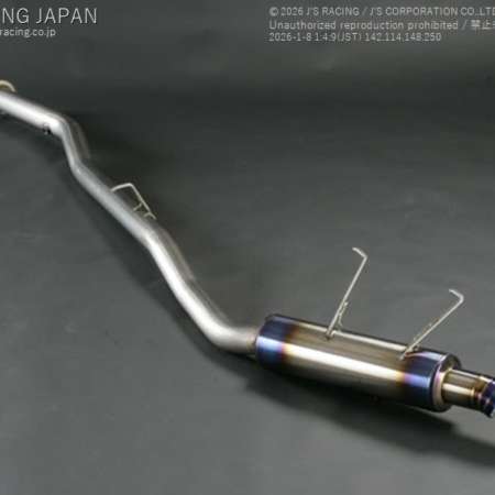 J's Racing R304 SUS Single Exhaust 70RR - Honda S2000