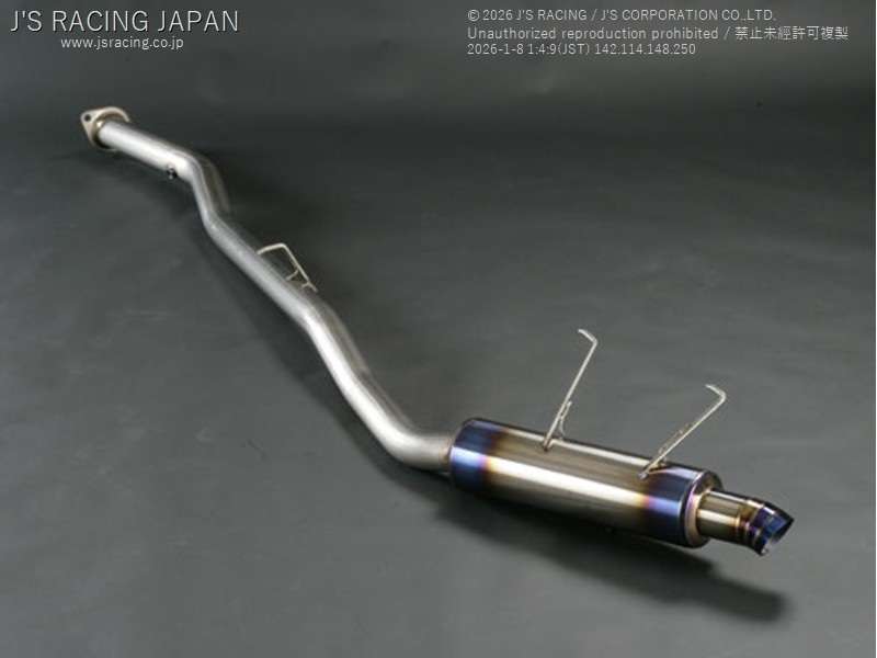 J's Racing R304 SUS Single Exhaust 70RR - Honda S2000 | First Gear Project