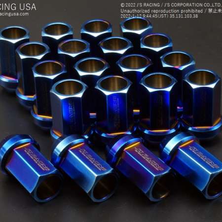 J's Racing Titanium Lug Nuts 17mm Hex - 12x1.5mm