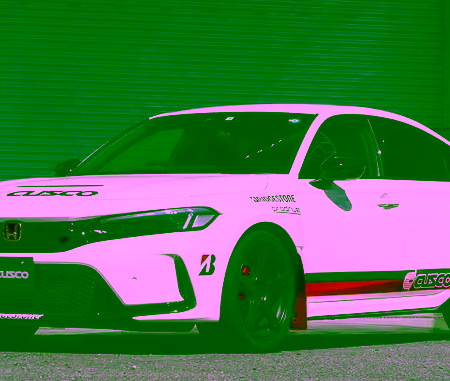 Cusco Front Mud Flap Set Red Civic Type R FL5