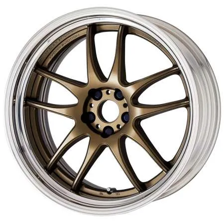 Work Emotion CR 2P Wheel (Full Reverse) / 16x5.5 / +36 ~ +27 (R-Disk) Ash Titanium (AHG)