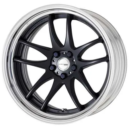 Work Emotion CR 2P Wheel (Full Reverse) / 16x5.5 / +36 ~ +27 (R-Disk) Matte Black (MBL)