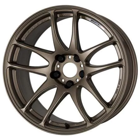 Work CR Kiwami Wheel / 15x5.0 / 4x100 / +45 Ash Titanium (AHG)