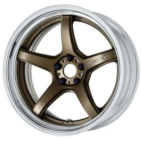 Work Emotion T5R 2P Wheel (Full Reverse) / 18x10 / +57 ~ -7 / (A-Disk) Ashed Titanium (AHG)